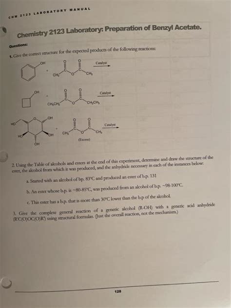 Solved Chm Laboratory Manual Chemistry Laboratory Chegg