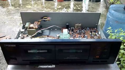 Pioneer Ct W106 Stereo Double Cassette Deck Youtube