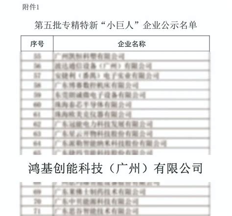 国家第五批专精特新小巨人企业名单公示鸿基创能上榜 企业风采 氢启未来