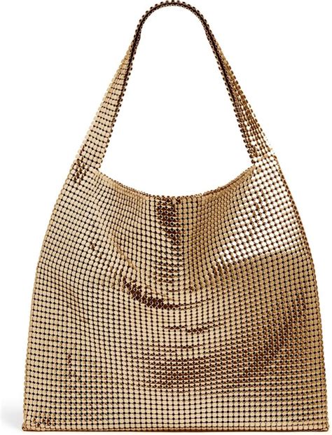 Rabanne Pixel Metallic Tote Bag ShopStyle