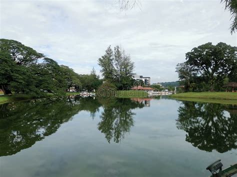 Perak Malaysia Oktober 25 2020 View Of Taman Tasik Taiping In