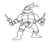 Coloriage Tortue Ninja En Velo Jecolorie