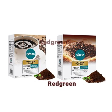 Jual Excelso Robusta Gold Arabica Gold Box 1dus 10x10gr Kopi Bubuk