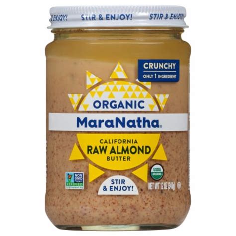 Maranatha Nut Butter Almond Crunchy Organic 6 Pk 12 Oz Kroger