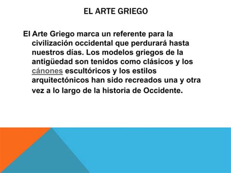 El Arte Griego PPT