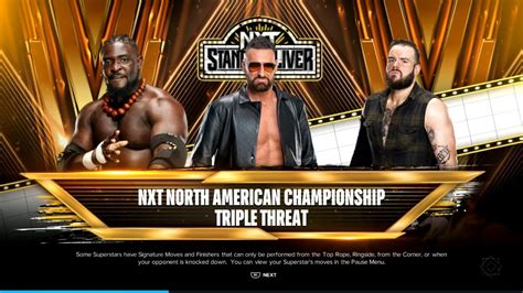 Nxt Stand And Deliver 2024 Oba Femi Vs Dijak Vs Josh Briggs For The Nxt