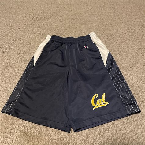 Cal Berkeley Champion Shorts Tagged Youth L Fits Depop