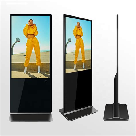 Freestanding Advertising Billboards Kiosk Indoor Vertical Mall Digital