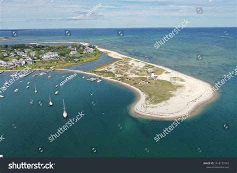 Aerial View Edgartown Marthas Vineyard Stock Photo 1418157542