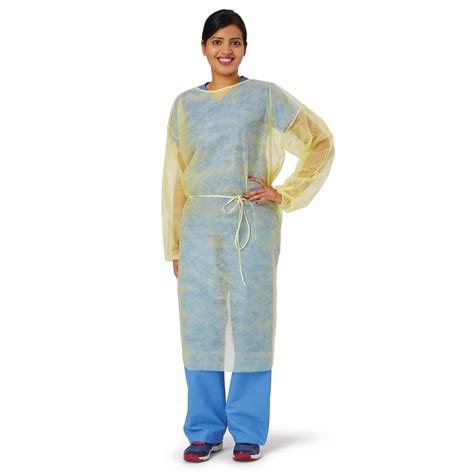 Medline Disposable Full Back Spunbond Cover Gown Medline