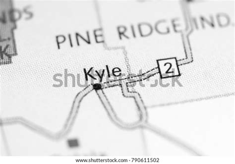 Kyle South Dakota Usa On Map Stock Photo 790611502 | Shutterstock