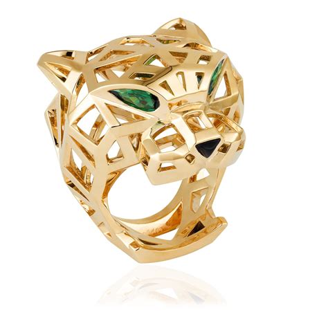 Panth Re Ring With Tsavorites And Onyx Cartier The Jewellery Editor