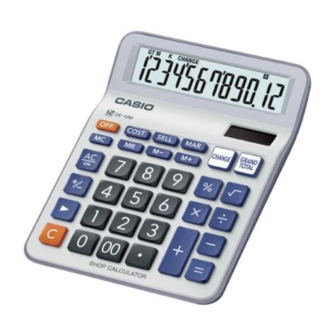 Calculatrice De Bureau Casio Chiffres Dc M