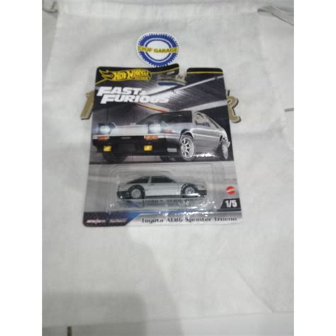 Hot Wheels FAST FURIOUS TOYOTA AE 86 SPRINTER TRUENO Shopee Singapore