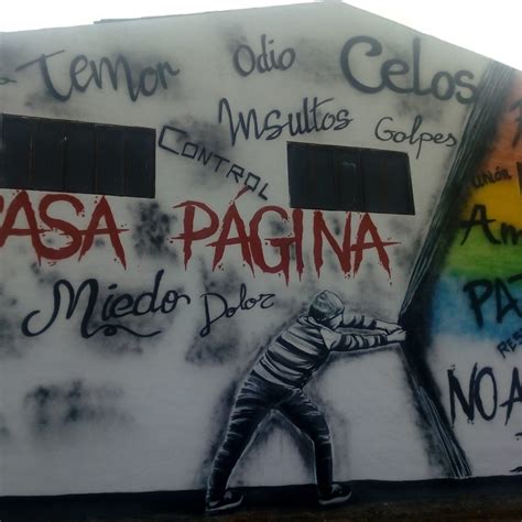 Arte Callejero En Puente Genil Inspirador Mensaje Contra La Violencia