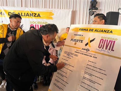 Prd Firma Acuerdo Con Asociaciones Civiles Para Elecciones