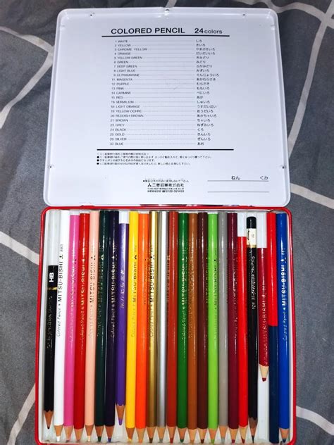 Mitsubishi Colored Pencils And Tombow Grafting Pencil Hobbies And Toys