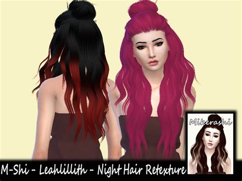 Mikerashi S M Shi Leahlillith Night Hair Retexture Mesh Needed