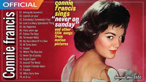 Connie Francis Very Best Playlist Connie Francis Greatest Hits Full