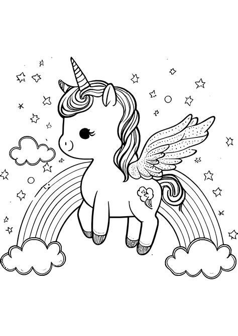 40 Free Printable Unicorn Coloring Pages Printaboles