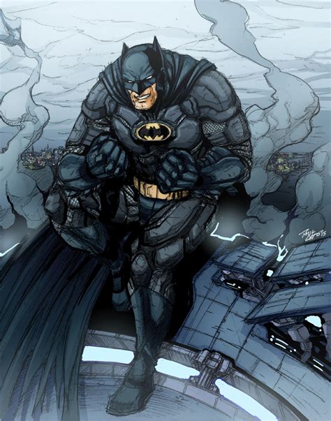 The Caped Crusader by phil-cho on DeviantArt