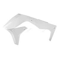 Racetech Superior Radiator Scoops Kawasaki Kxf White Rt R