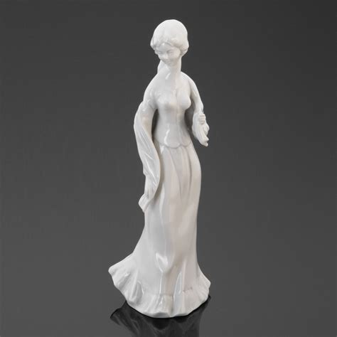 Статуэтка девушки с шалью, Grafenthal, фарфор, Германия, 1985-1990 гг ...
