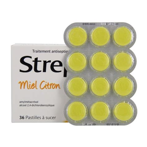 Strepsils Miel Citron Pastilles Sucer