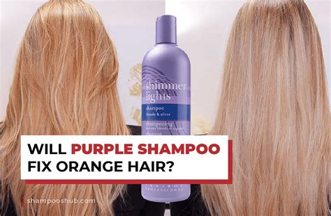 Purple Shampoo On Orange Hair