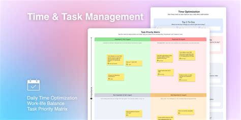 ⏰ Time And Task Management Tools Figma