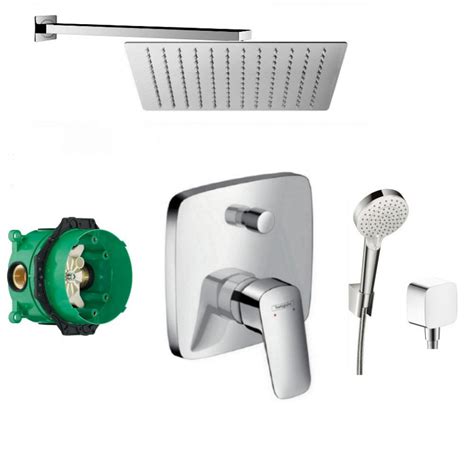 Hansgrohe Logis Bateria Zestaw Prysznicowy Podtynkowy Deszczownica