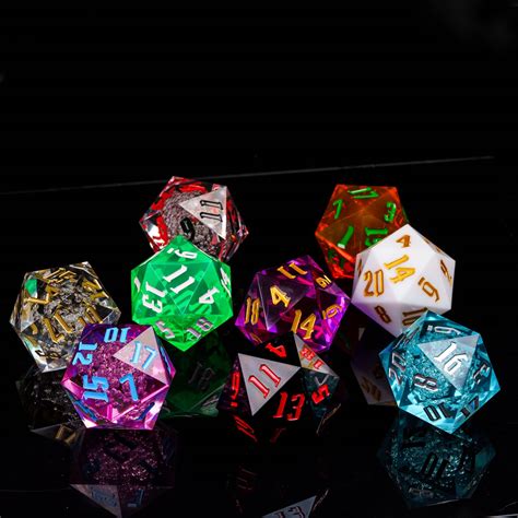 Cusdie Single D20 Dice 55mm 20 Sided Dnd Dice With T Box Giant D20