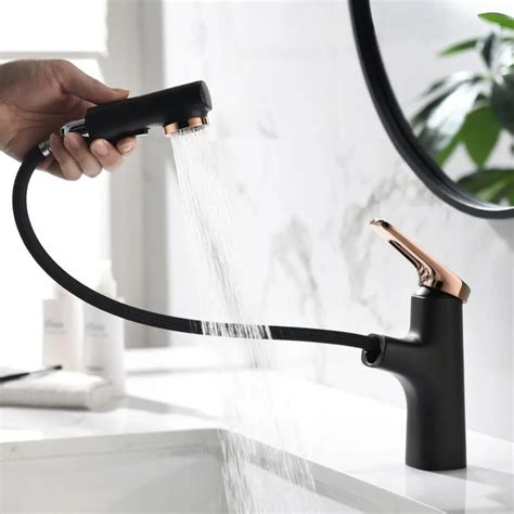 Grifo De Lat N Extra Ble Para Lavabo De Ba O Mezclador De Agua Fr A