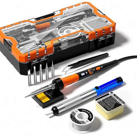 Soldering Iron Premium Kit W Soldering Gun With Ceramic Heater