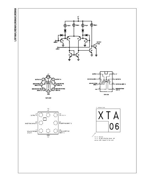 LM293 Datasheet 2 15 Pages NSC Low Power Low Offset Voltage Dual