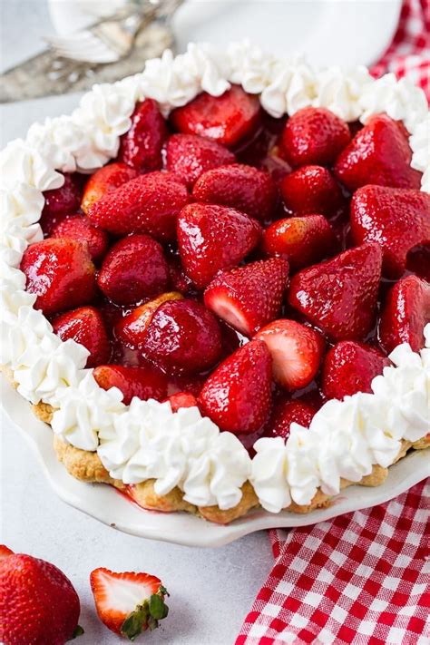 The Best Fresh Strawberry Pie With Jello Filling Oh Sweet Basil