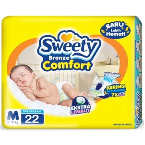 Jual Sweety Popok Bayi Bronze Comfort M Shopee Indonesia