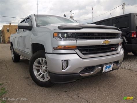 Silver Ice Metallic Chevrolet Silverado Lt Crew Cab X