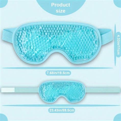 Masque De Refroidissement Pour Les Yeux Avec Billes De Gel Pack De