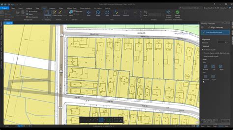 ArcPro Editing Align Features Polygons YouTube