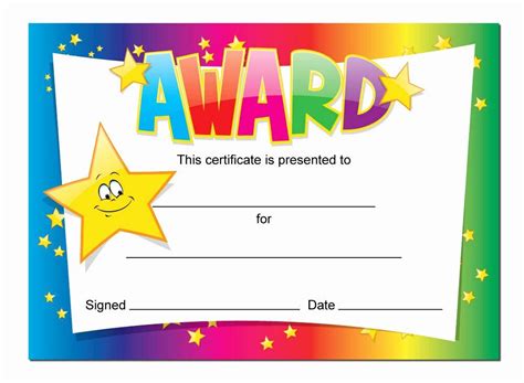 Printable Prek Certificates - Printable Word Searches