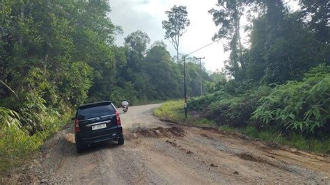 Jalan Rusak Di Lingga Gegara Kendaraan Berat Akan Diperbaiki 2