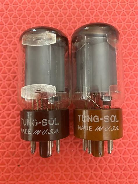 Matched Pair Tung Sol 5881 Vacuum Tubes Valves Reverb