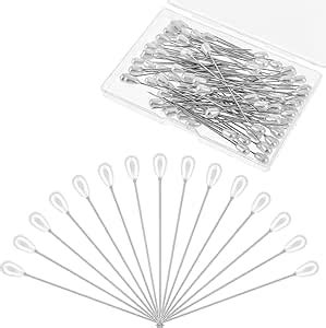 100 Pcs Sewing Pins Pearl Pins For Flowers Long Sewing Pins Wedding