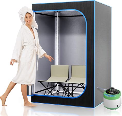 Serenelife Sauna Portable Pour Deux Personnes Sauna Infrarouge Pour Le