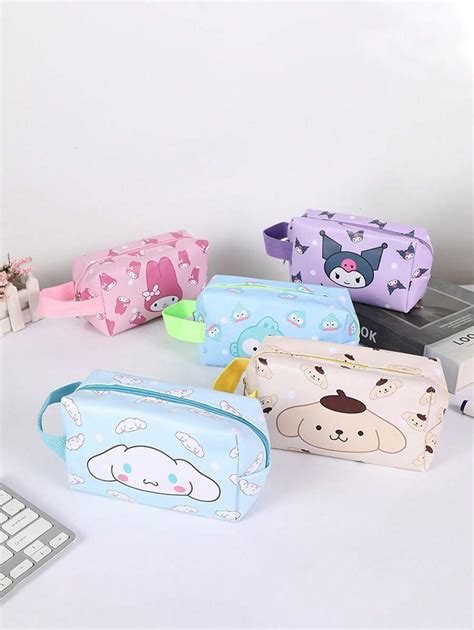 Sanrio Cartoon Japanse Stijl Handheld Draagbare Pu D Make Up Organizer