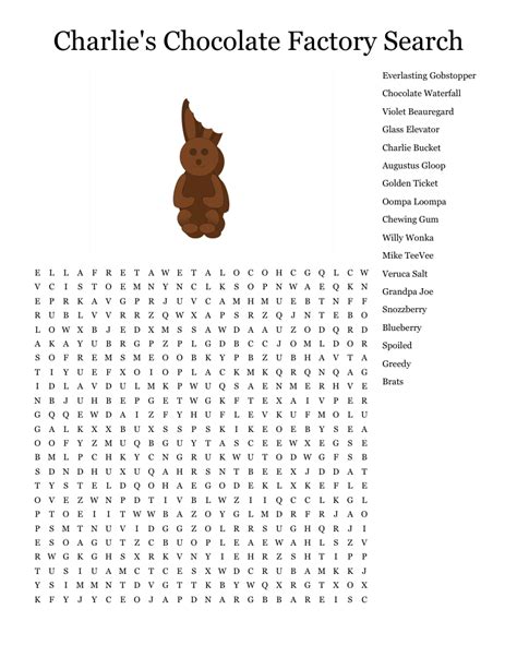 Charlie Brown Word Search