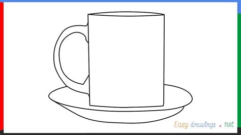 How To Draw A Mug Step By Step For Beginners Youtube