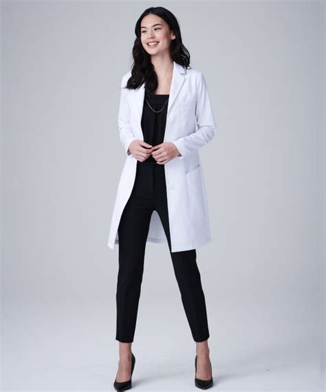 Vandi Element Women S Athletic Fit White Lab Coat Women S Lab Coats Lab Coat Fashion