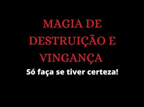 FEITIÇO PARA DESTRUIR INIMIGO MAGIA DE VINGANÇA YouTube Feitiços e